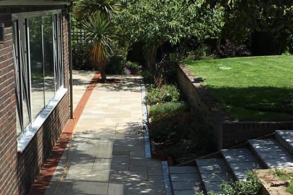 Harson Homes extension view of garden