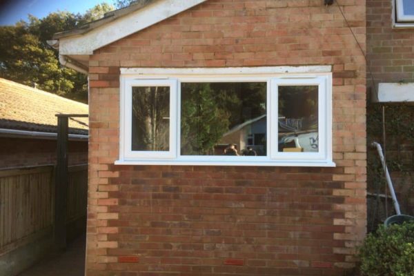 Extension exterior view of window